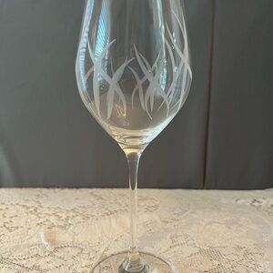 Elegant Galway Irish Crystal Etched Wine Glass Set of 4